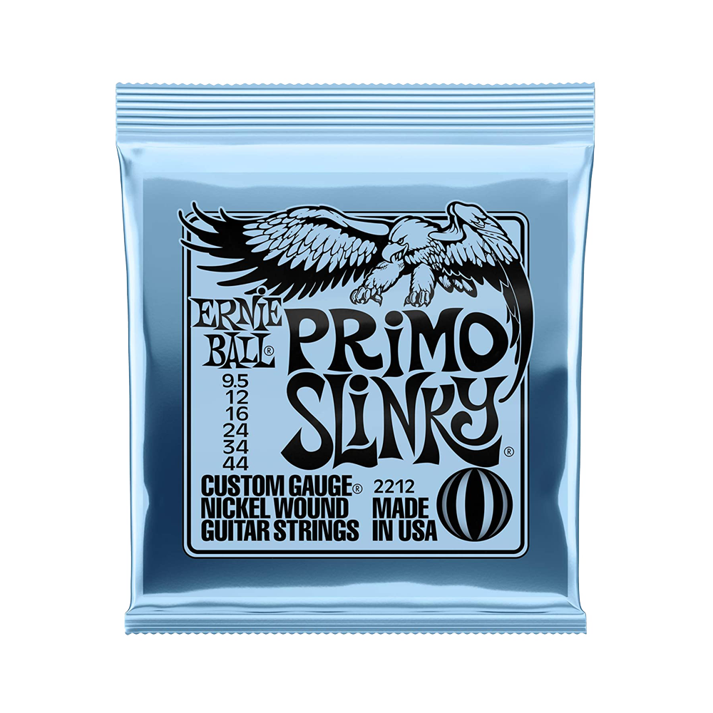 Ernie Ball 2212 Primo Slinky Nickel Wound Electric Guitar Strings - .0095-.044