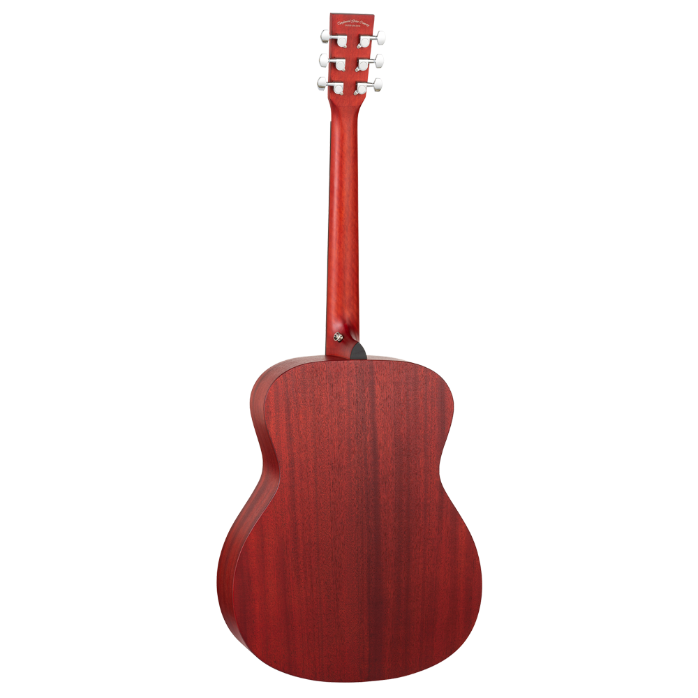 Tanglewood Crossroads TWCR O TR Acoustic Guitar, Orchestra, Thru Red Stain Satin Finish