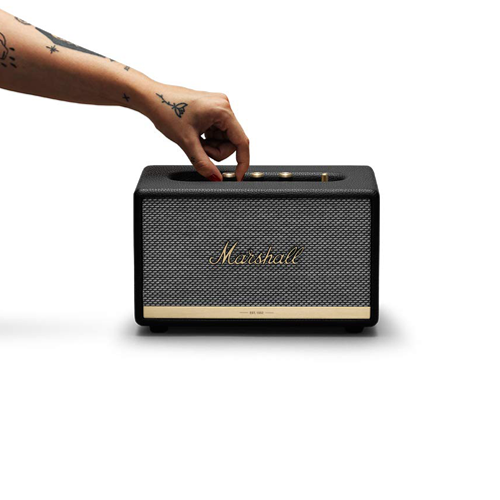 Marshall Acton II Wireless Bluetooth Powered Speaker (Black) - Open Box