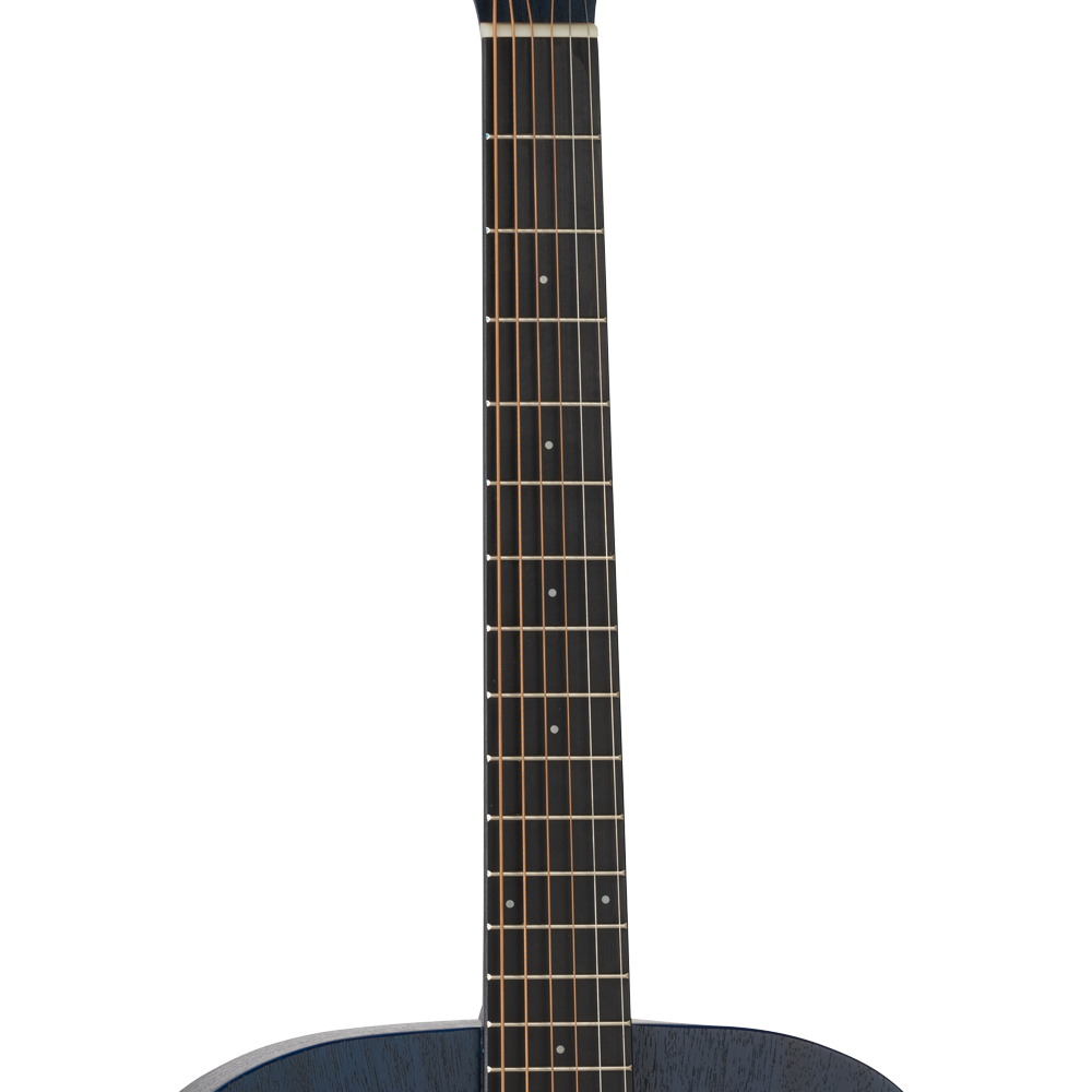 Tanglewood Crossroads TWCR O TB Acoustic Guitar, Orchestra, Thru Blue Stain Satin Finish