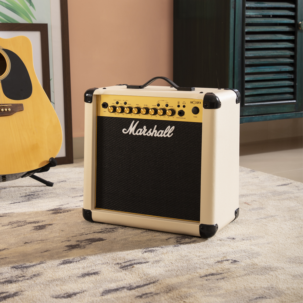 Marshall MG15GFXC 15-Watt Guitar Combo Amplifier with Effects - Cream