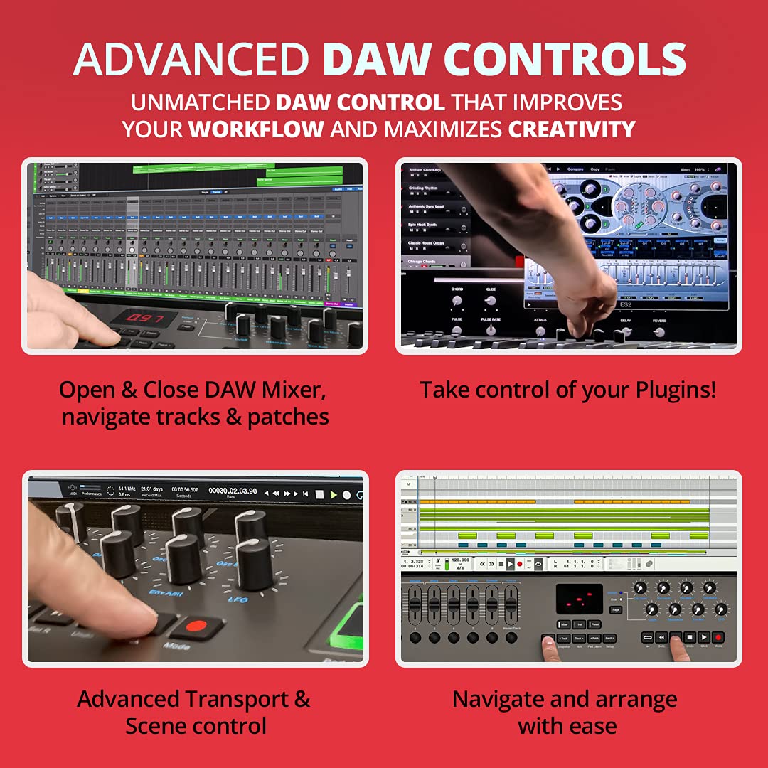 Nektar Impact LX49+ 49-Keys Full-Size Velocity-Sensitive USB Midi keyboard