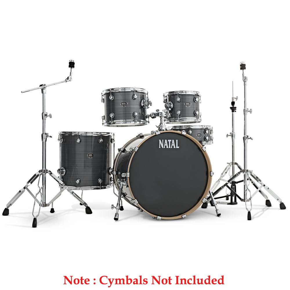 Natal KAR-UF22-GST Arcadia Series US Fusion 5-Piece Acoustic Drum Kit with Hardware & Stands