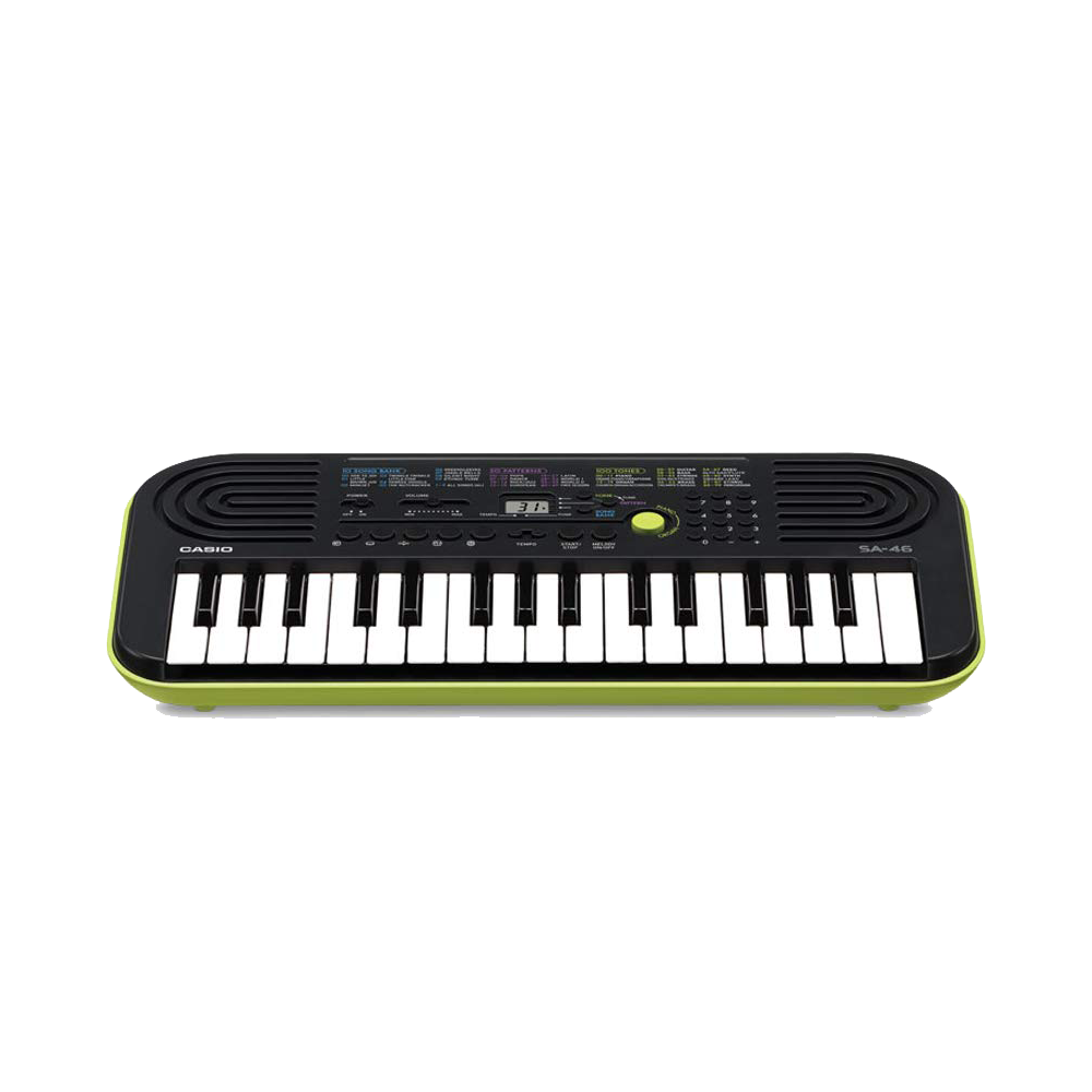 Buy Casio SA 46 32 Mini Keys Musical Keyboard Black Green Ace