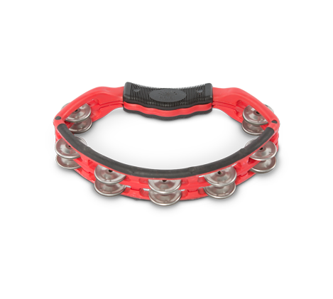 Natal NS102TR Spirit Handheld Tambourine, Red