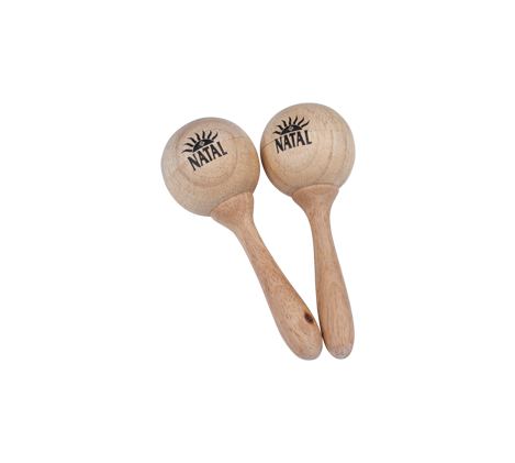 Natal BWM-MINI Maracas Mini Wood Shaker Pair