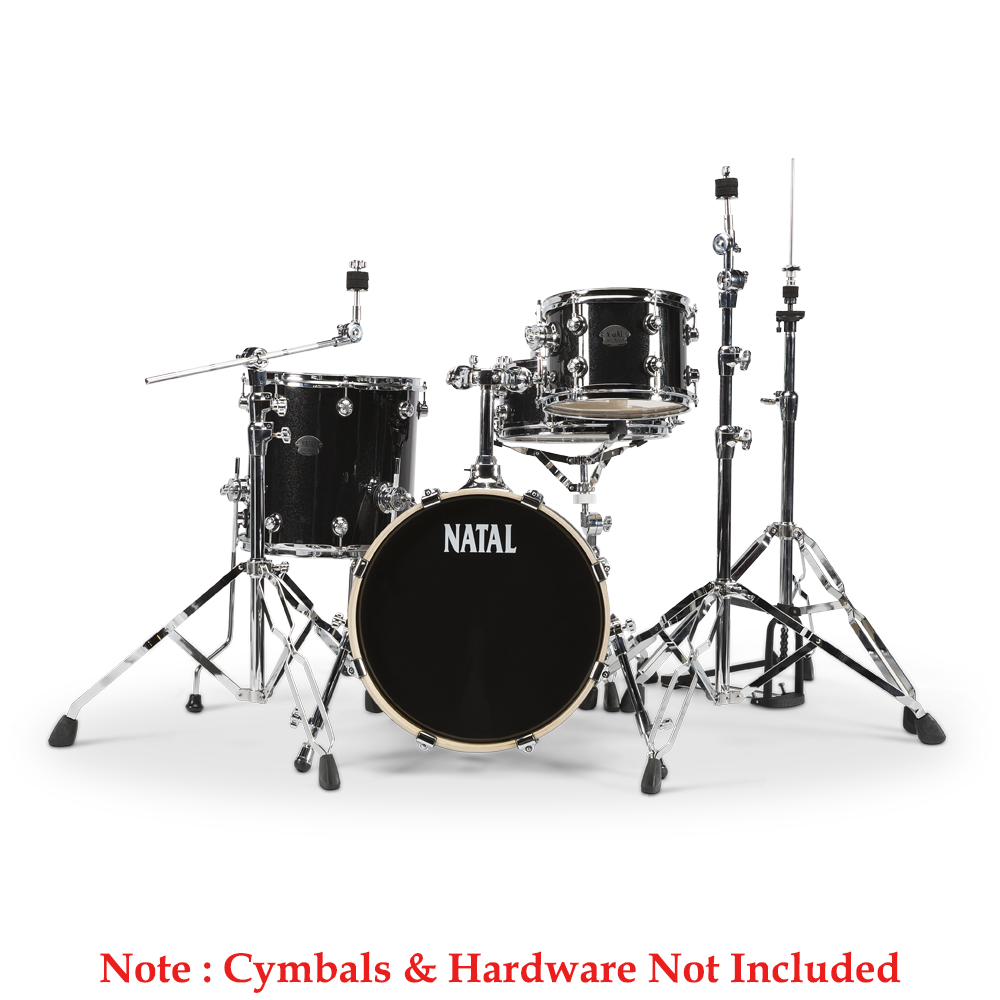 Natal KARB-TJ-BLS Arcadia Birch Series Traditional Jazz TJ 4 Piece Shell Pack Acoustic Drum Kit Without Hardware & Cymbals