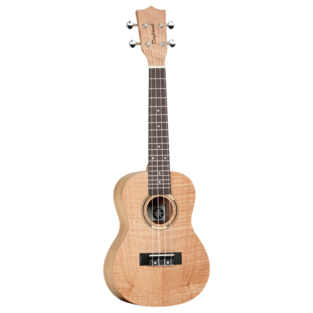 Tanglewood TWT 6 Concert Size Flame Mahogany Ukulele with Gig Bag