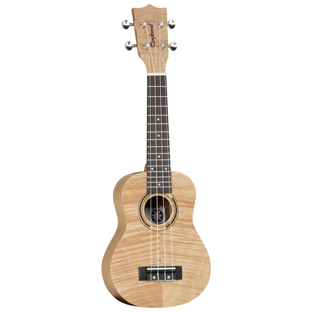 Tanglewood TWT 5 - TIARE Series, Soprano Ukulele, Flame Mahogany Wood, Natural Satin Finish With Gig Bag