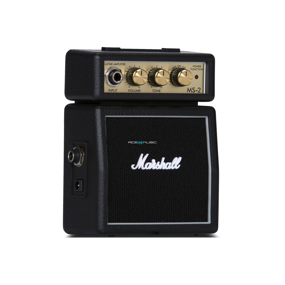 Marshall MS-2 Micro Guitar Amplifier, Black