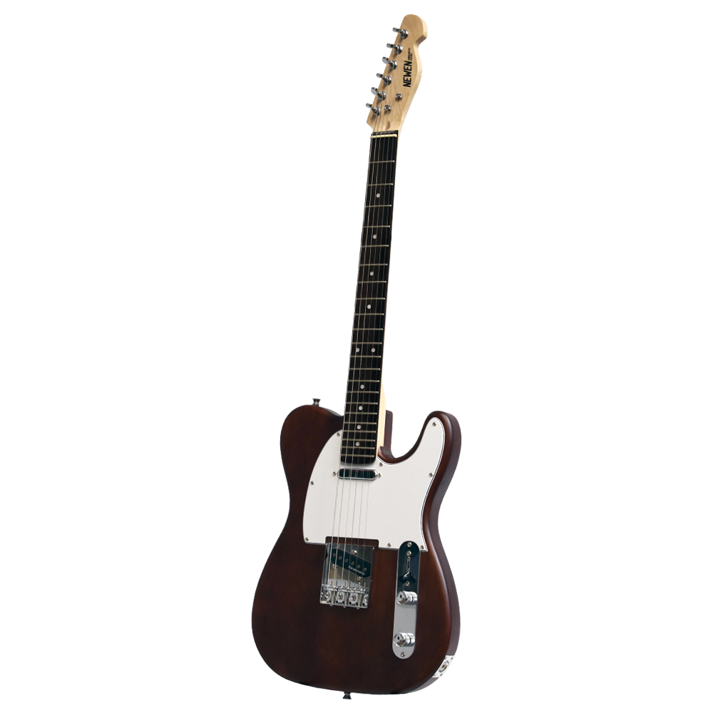 NEWEN Telecaster Style Electric Guitar Made in Argentina, Dark Wood