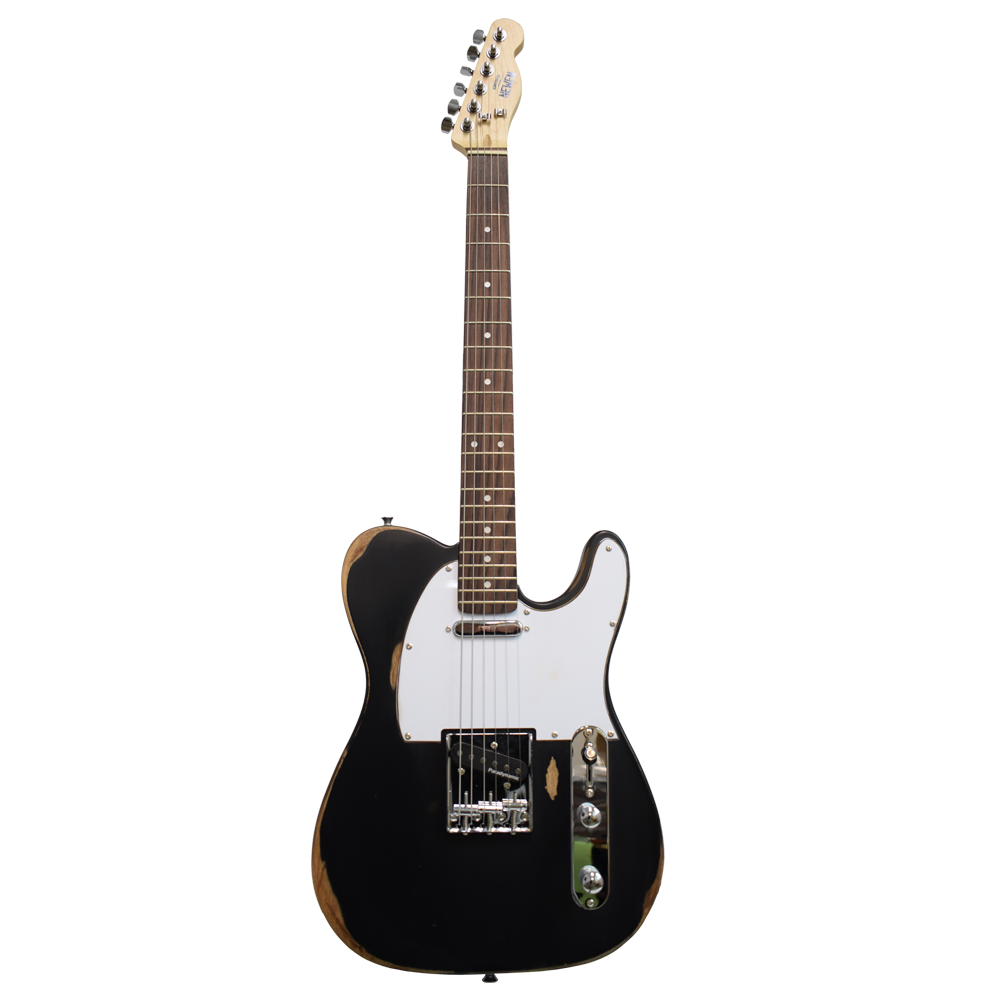 newen Relic finish Telecaster Electric Guitar white oak wood