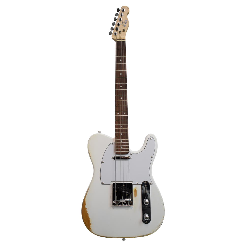 newen Relic finish Telecaster Electric Guitar white oak wood