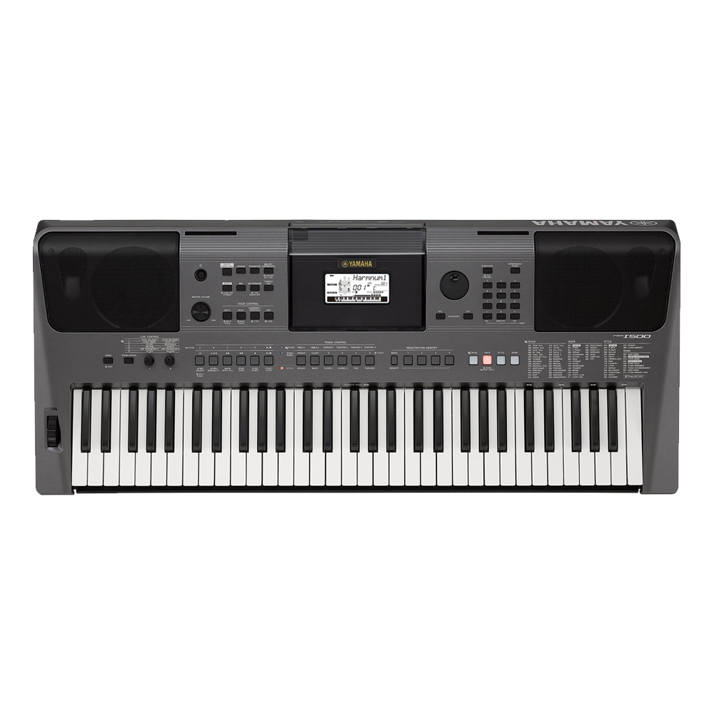 Yamaha PSR I500 61-Key Portable Keyboard with Power Adapter