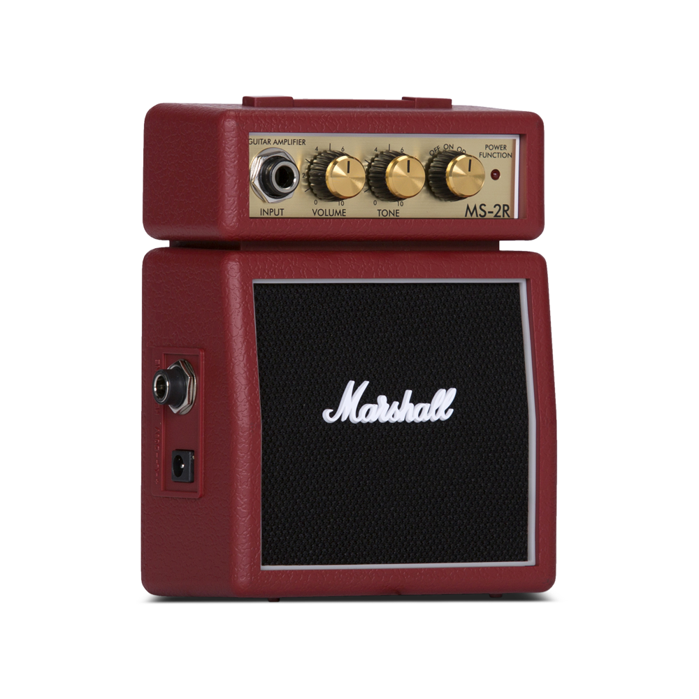 Marshall MS-2R Micro Guitar Amplifier, Red