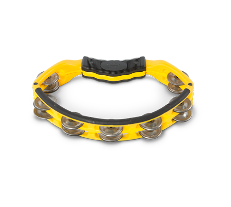 Natal NS102TY Spirit Handheld Tambourine, Yellow