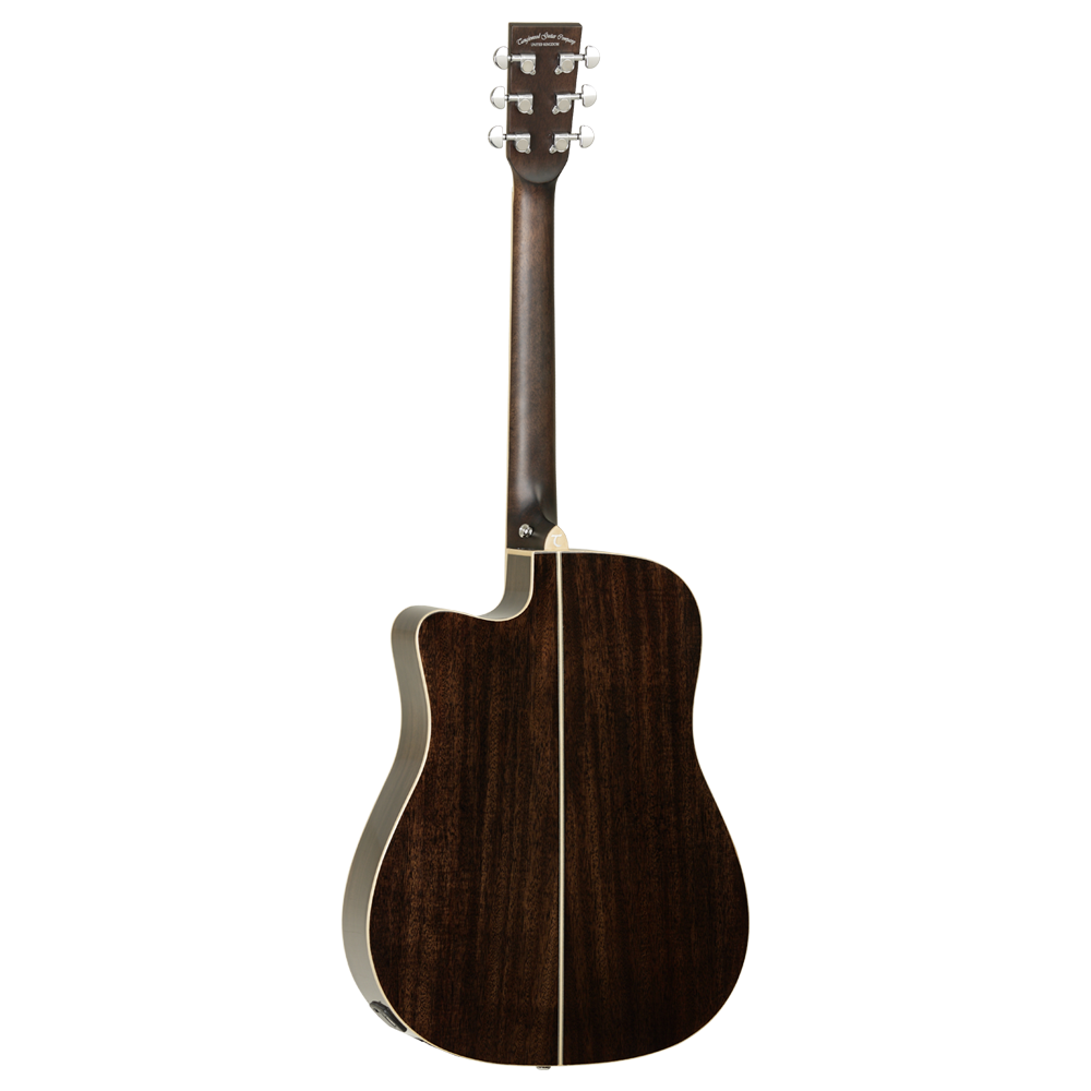 Tanglewood TW5-E-AVB Solid Top Electro-Acoustic Guitar, Tanglewood Premium Plus Pickup, Autumn Vintage Burst Gloss