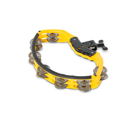 Natal Spirit NSDY Drumset Mount Tambourine, Yellow