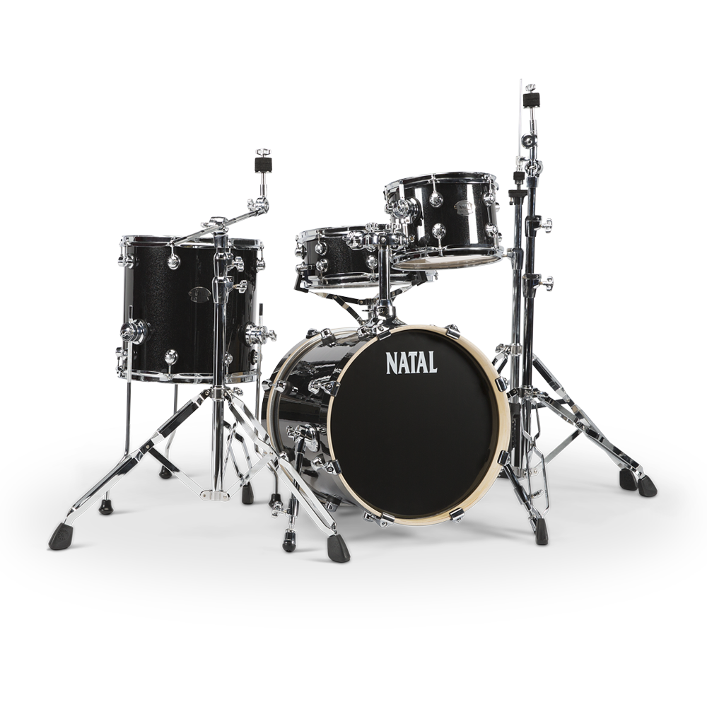 Natal KARB-TJ-BLS Arcadia Birch Series Traditional Jazz TJ 4 Piece Shell Pack Acoustic Drum Kit Without Hardware & Cymbals