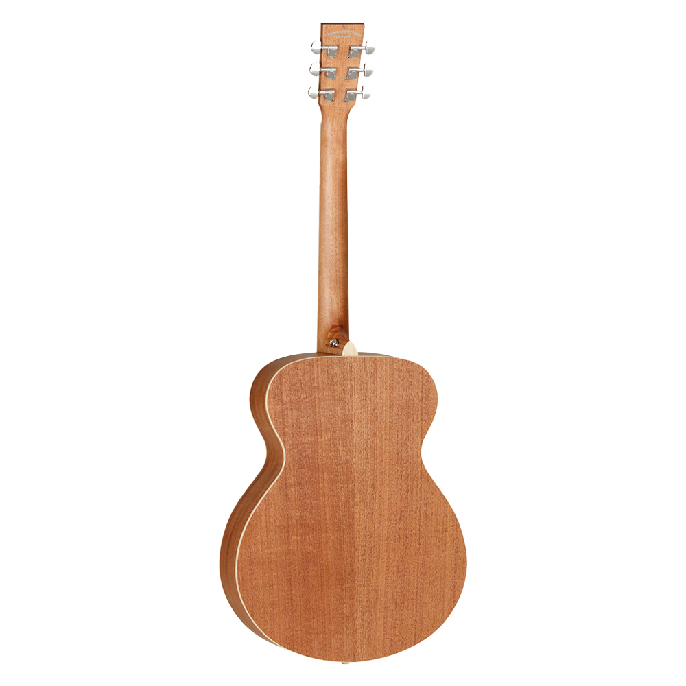 Tanglewood Union Series TWU F Solid Top Mahogany Folk Acoustic Guitar, Natural Satin