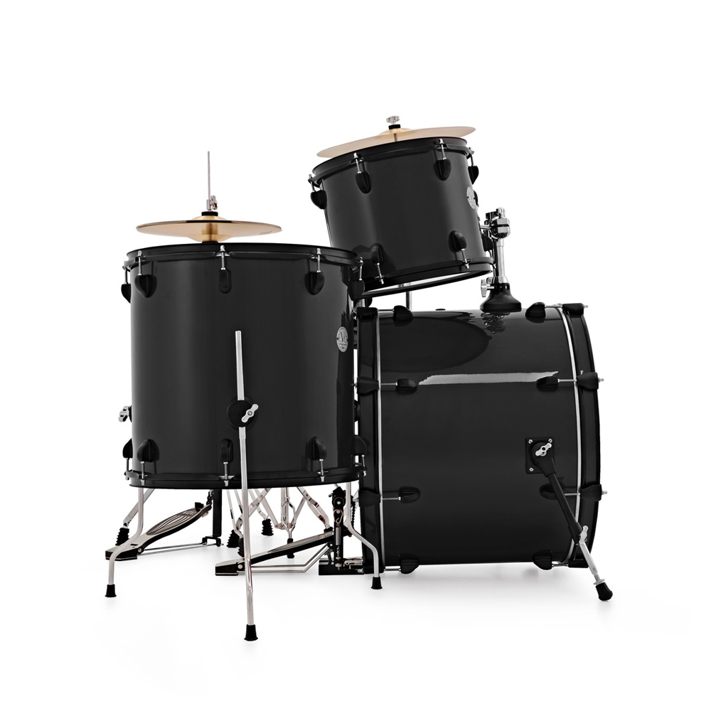 Natal K-EVB-UF22-BK Evolution 5-Piece Acoustic Drum Kit with Hardware & Cymbals