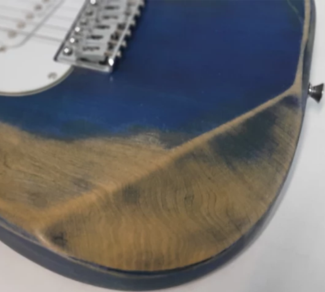 Newen Relic Finish Stratocaster Electric Guitar White Oak Wood