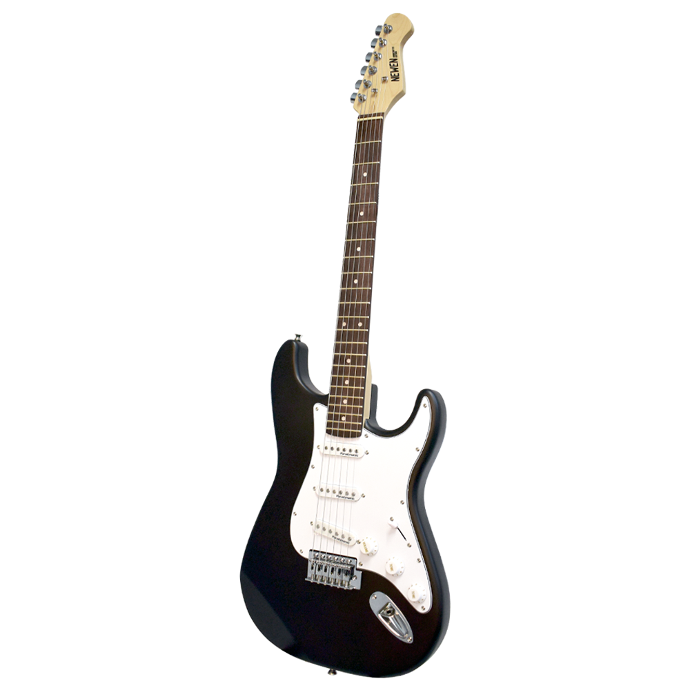Newen Stratocaster Style Electric Guitar, White oak Wood