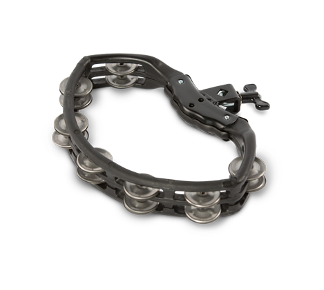 Natal Spirit NSDT Drumset Mount Tambourine, Black