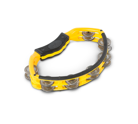 Natal NS102TY Spirit Handheld Tambourine, Yellow