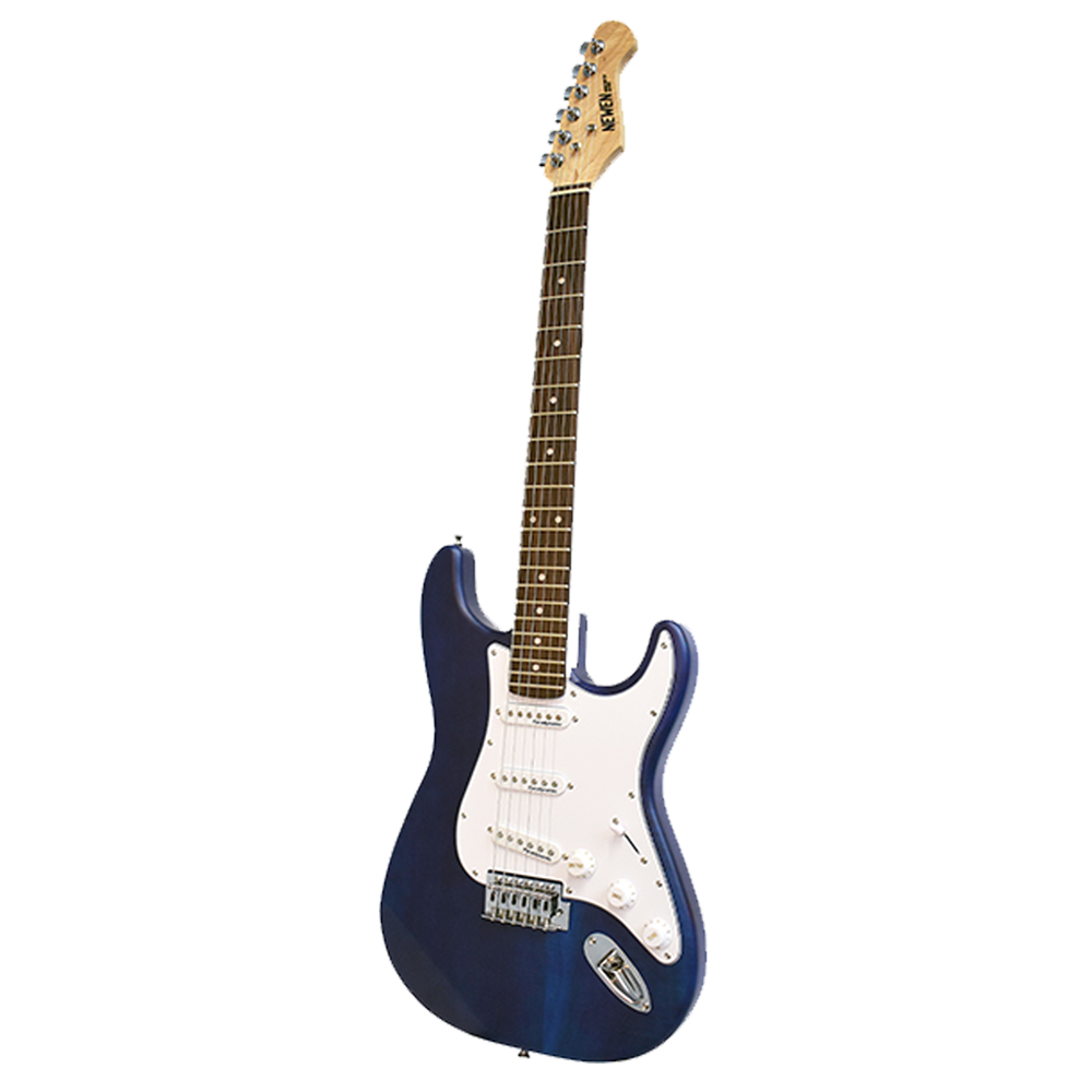 Newen Stratocaster Style Electric Guitar, White oak Wood 