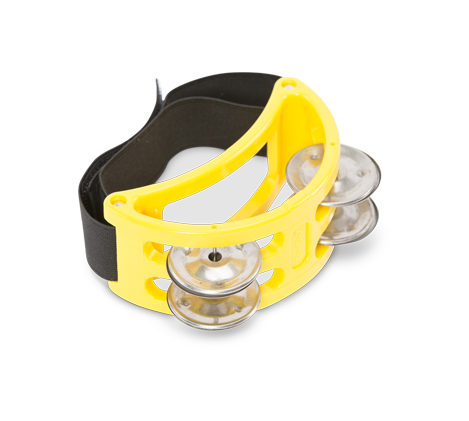 Natal NTFTY Foot Tambourine, Yellow