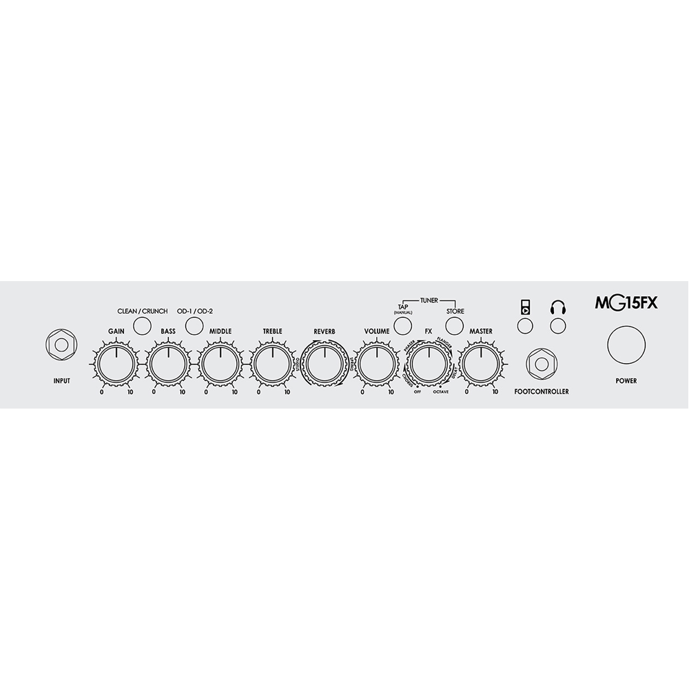 Marshall MG15GFX 15-Watt Guitar Combo Amplifier with Effects