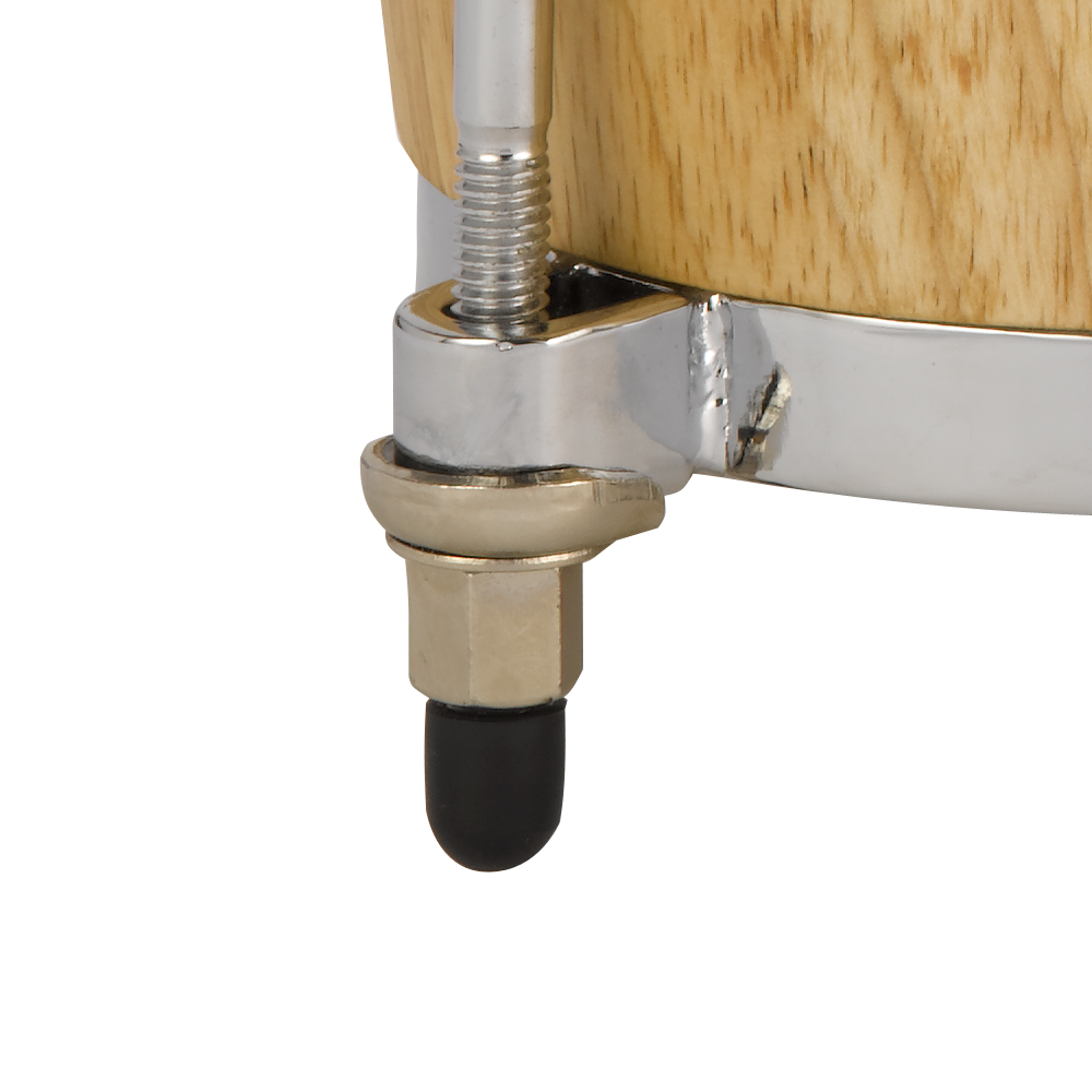 Natal NFU67N-MCN Natural Wood Bongos Chrome Hardware, Matt Natural