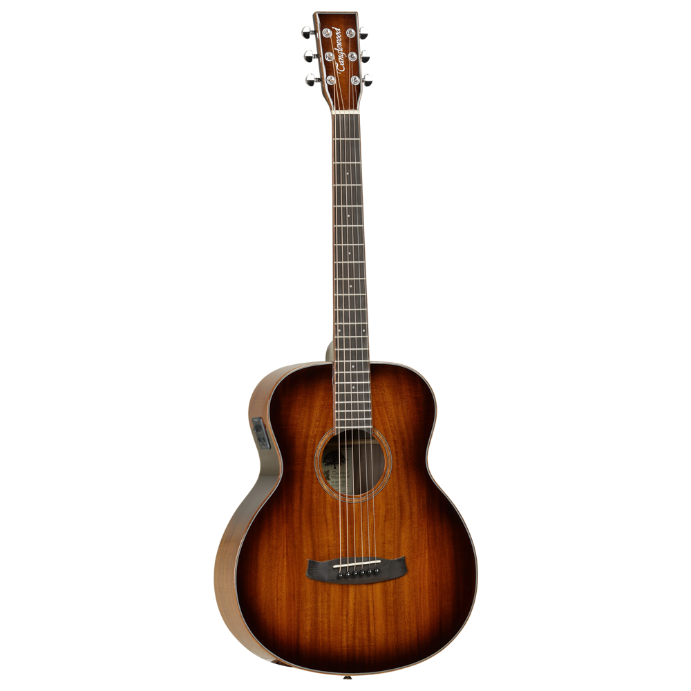 Tanglewood TW MINI KOA Winterleaf Semi Acoustic Guitar, Fishman Presys, Autumn Burst Gloss Finish