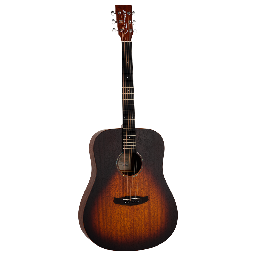 Tanglewood Crossroads TC5 Acoustic Guitar, Dreadnought, Whiskey Barrel Burst Satin Finish