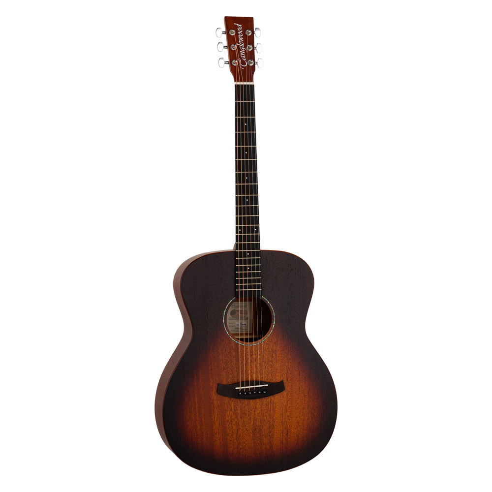 Tanglewood Crossroads TC3 Acoustic Guitar, Orchestra, Whiskey Burst Satin Finish