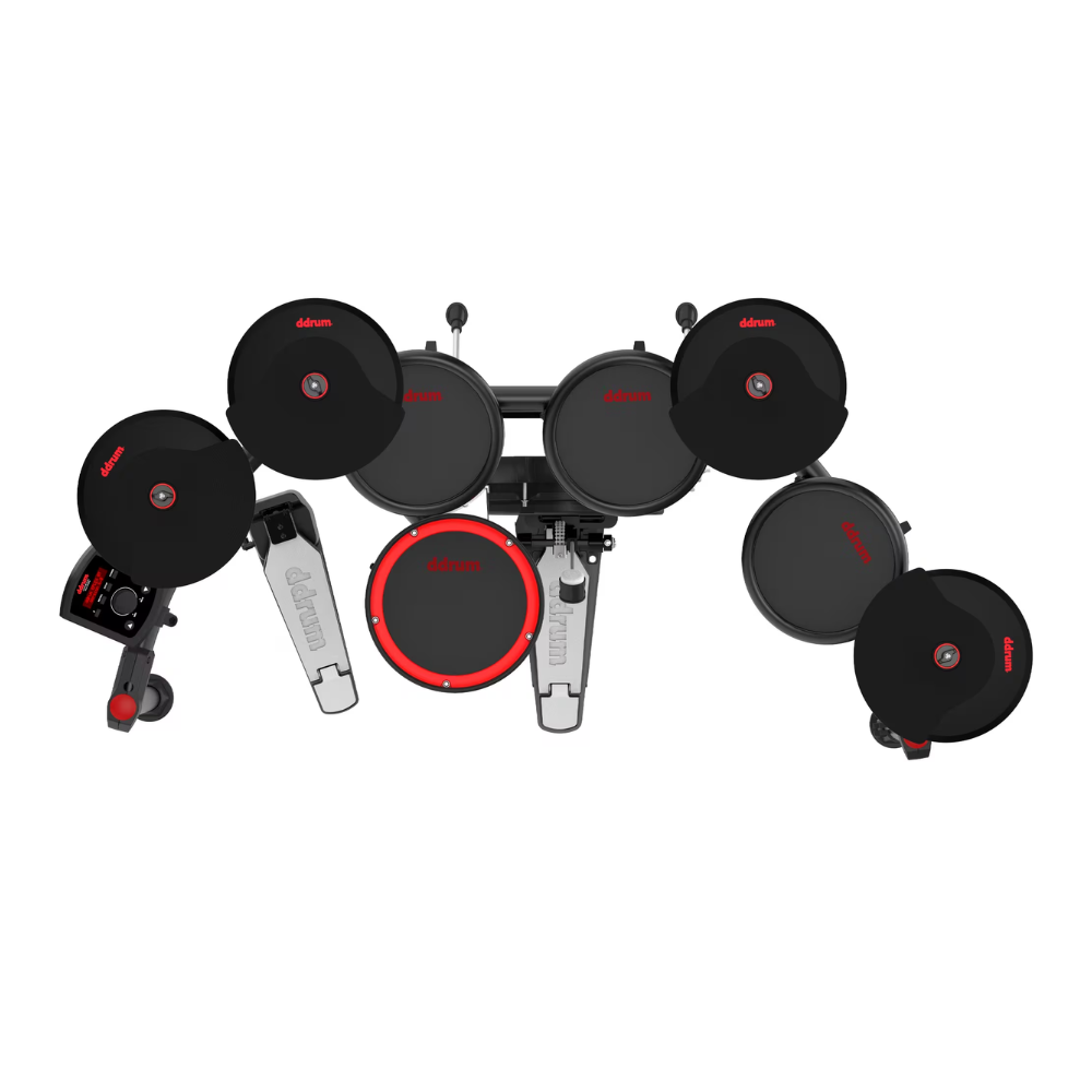 ddrum E-Flex BT9 9-piece Electronic Drum Kit with Mesh Heads and Bluetooth