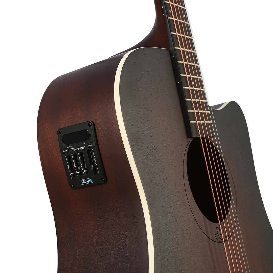 Tanglewood Lotus Series TLF-5CE – Special Edition Dreadnaught Cutaway Semi Acoustic Guitar