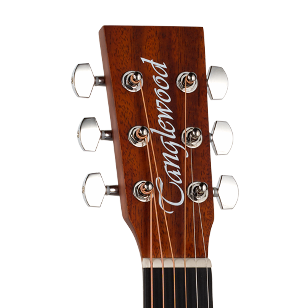 Tanglewood Crossroads TC2 Acoustic Guitar, Travel, Whiskey Burst Satin Finish