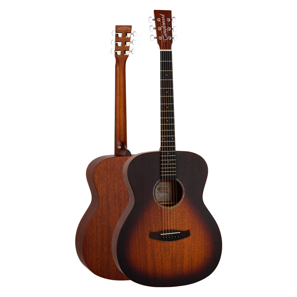 Tanglewood Crossroads TC3 Acoustic Guitar, Orchestra, Whiskey Burst Satin Finish