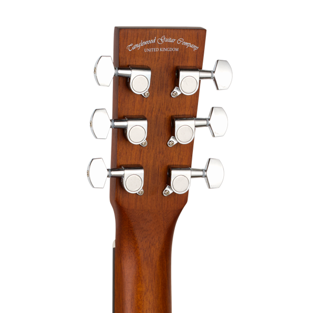 Tanglewood Crossroads TC4CE Semi Acoustic Guitar, Super Folk Cutaway, Whiskey Barrel Burst Satin Finish