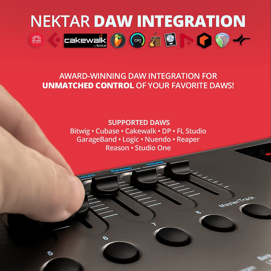 Nektar Impact LX49+ 49-Keys Full-Size Velocity-Sensitive USB Midi keyboard