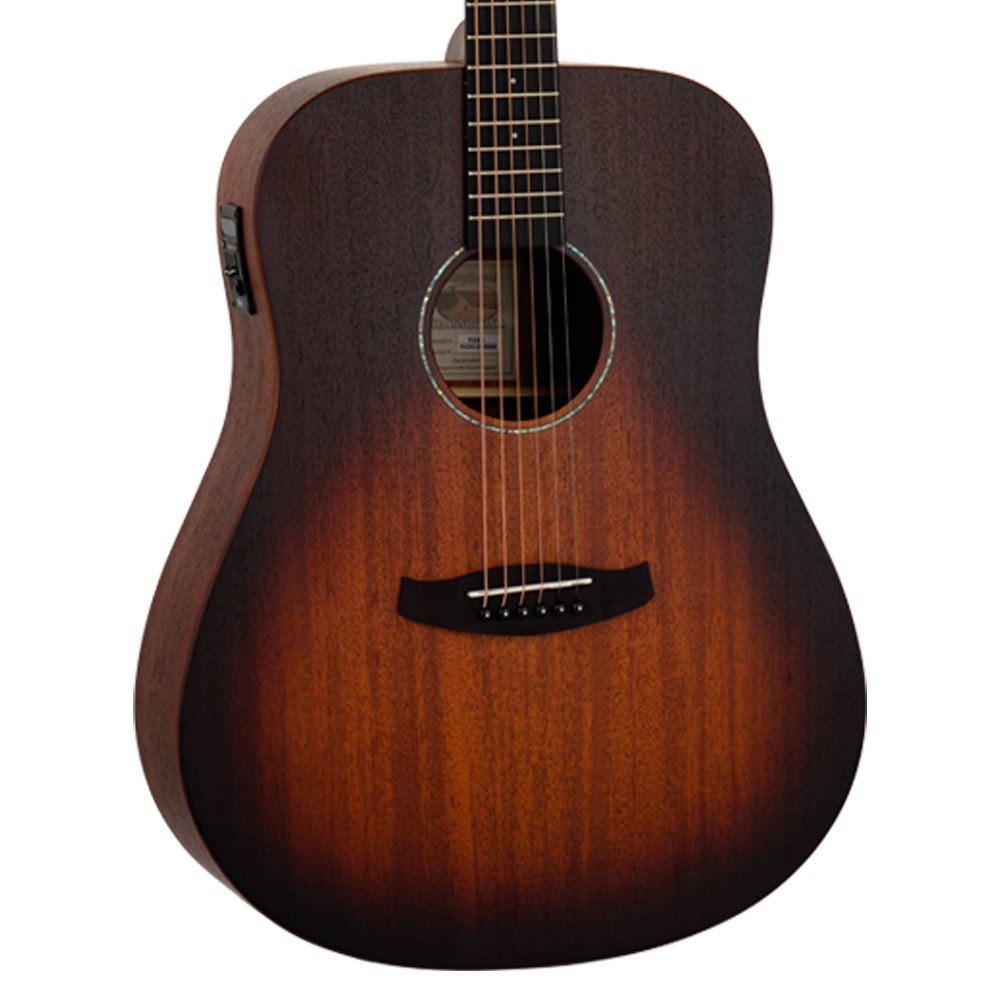 Tanglewood Crossroads TC5E Electro Acoustic Guitar, Dreadnought, Whiskey Barrel Burst Satin Finish