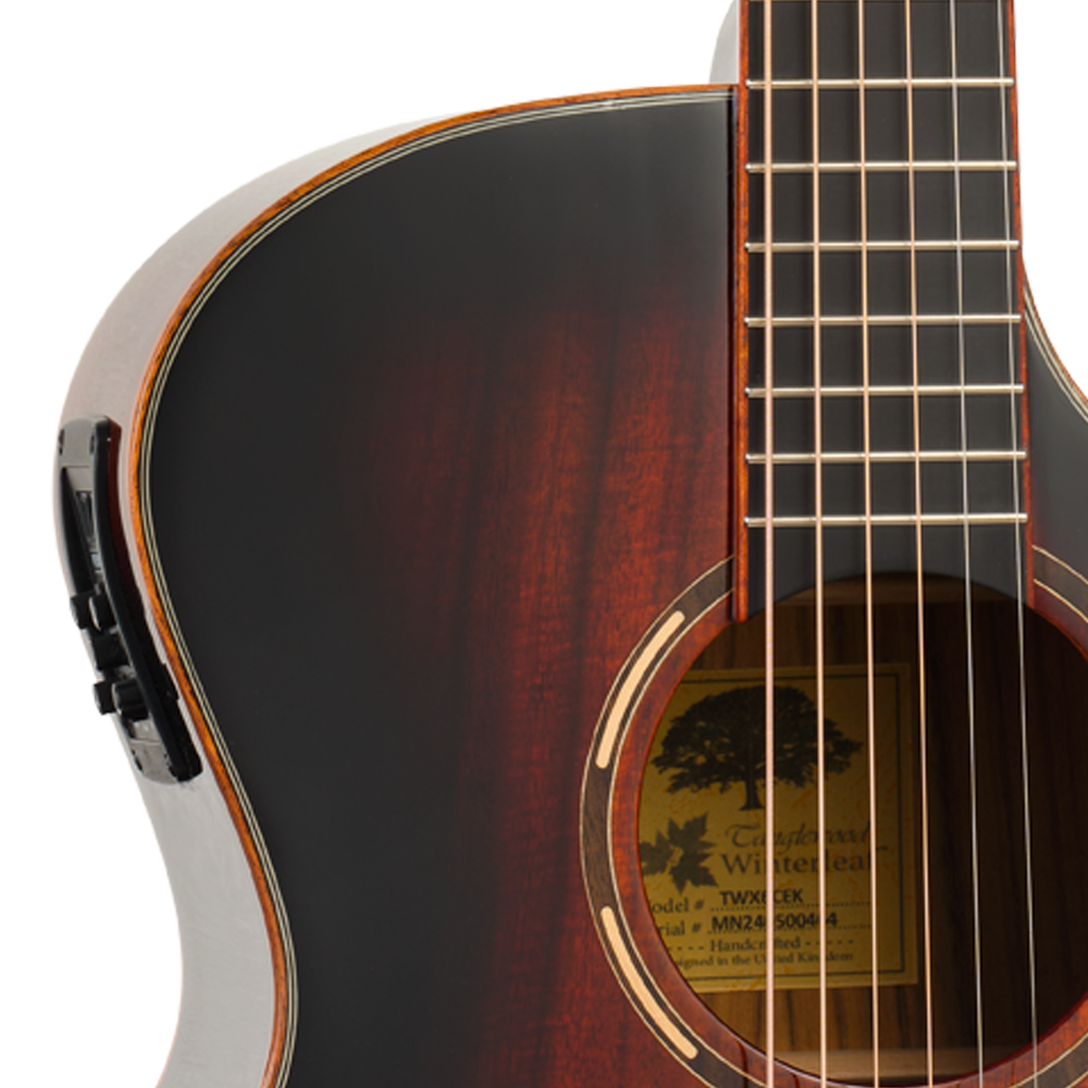 Tanglewood TWX6CEK Winterleaf Venetian Cutaway Electro Acoustic Guitar, Fishman Presys, Autumn Burst Gloss