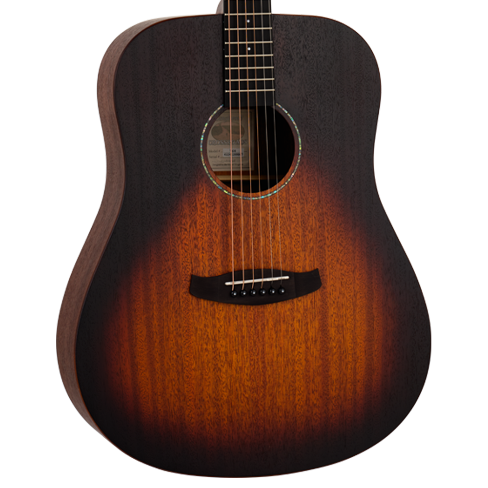 Tanglewood Crossroads TC5 Acoustic Guitar, Dreadnought, Whiskey Barrel Burst Satin Finish