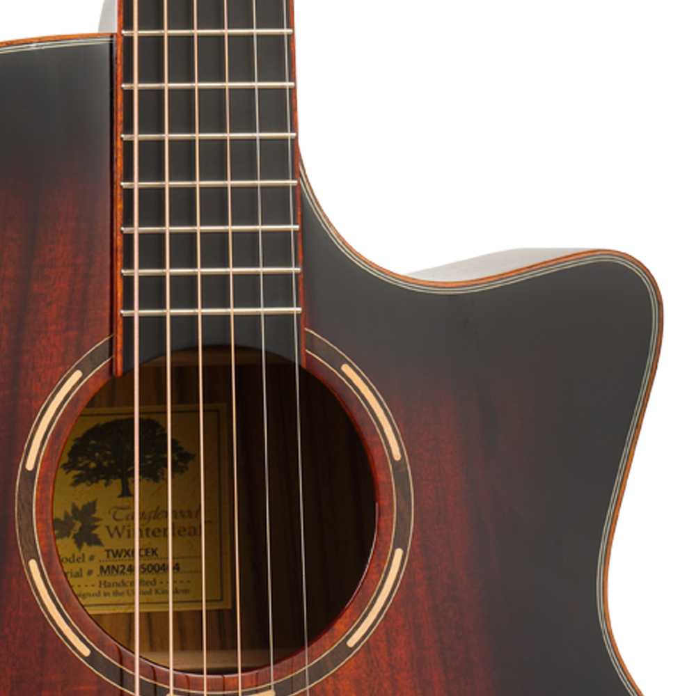 Tanglewood TWX6CEK Winterleaf Venetian Cutaway Electro Acoustic Guitar, Fishman Presys, Autumn Burst Gloss