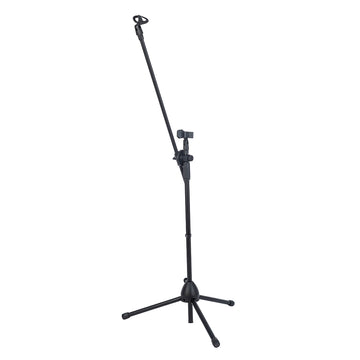 HEBIKUO M-200 DUAL ADJUSTABLE MICROPHONE STAND WITH TWIN HOLDERS - ACOUSTIC DRUM KITS HARDWARE