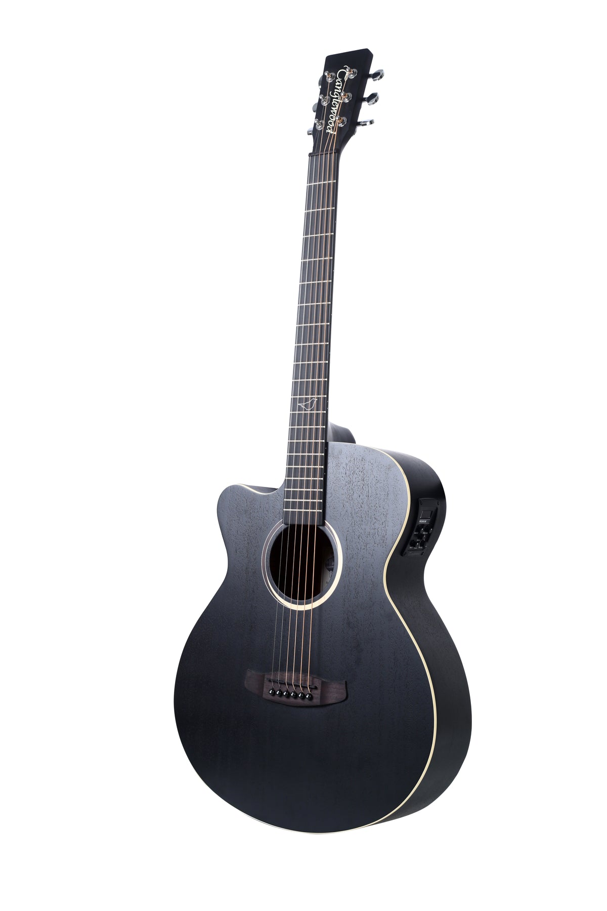 Tanglewood TB4CE LH Blackbird left handed super folk cutaway Electro Acoustic Guitar with bag & 3 plectrums.