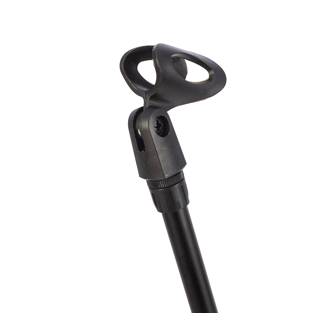 HEBIKUO M-200 DUAL ADJUSTABLE MICROPHONE STAND WITH TWIN HOLDERS - ACOUSTIC DRUM KITS HARDWARE