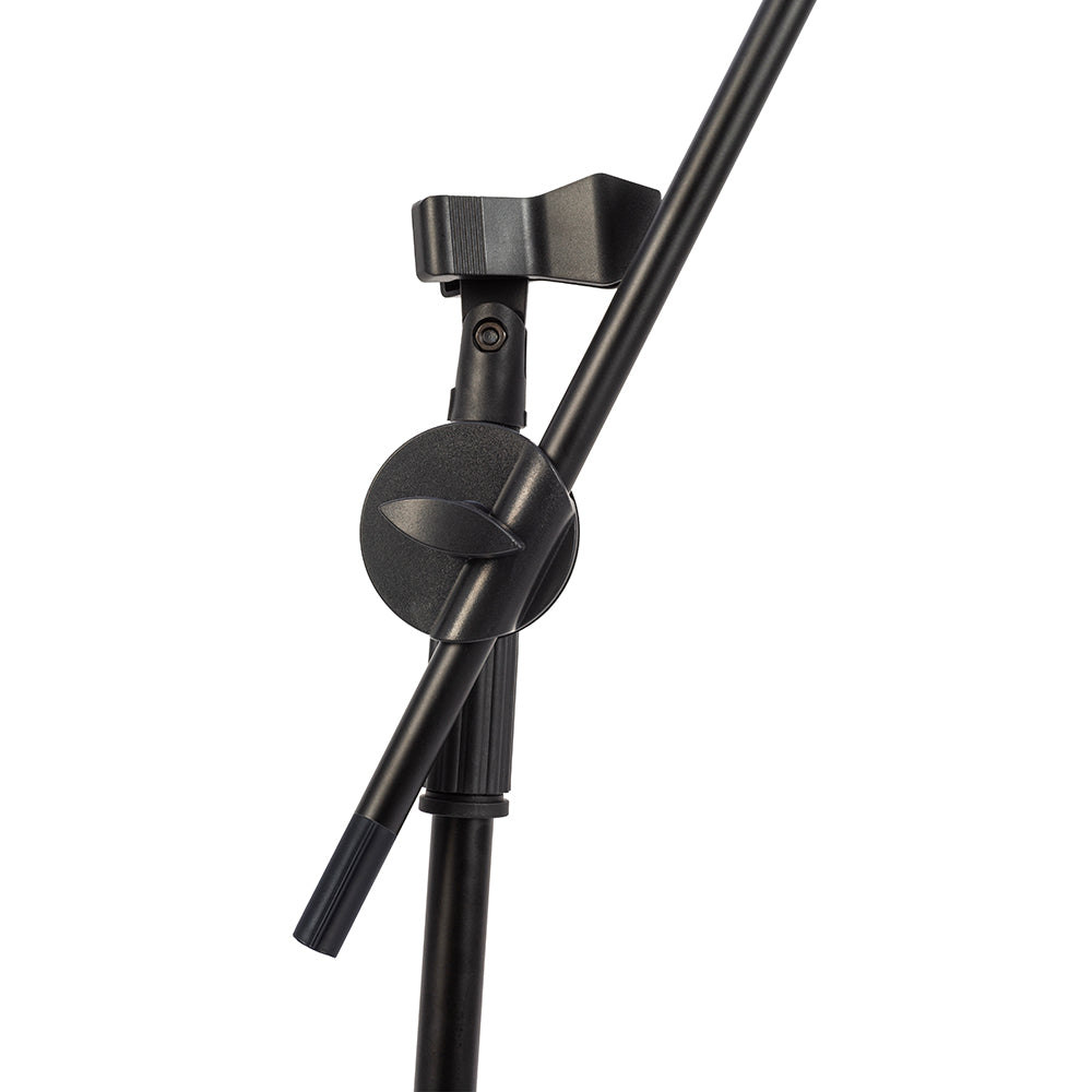 HEBIKUO M-200 DUAL ADJUSTABLE MICROPHONE STAND WITH TWIN HOLDERS - ACOUSTIC DRUM KITS HARDWARE